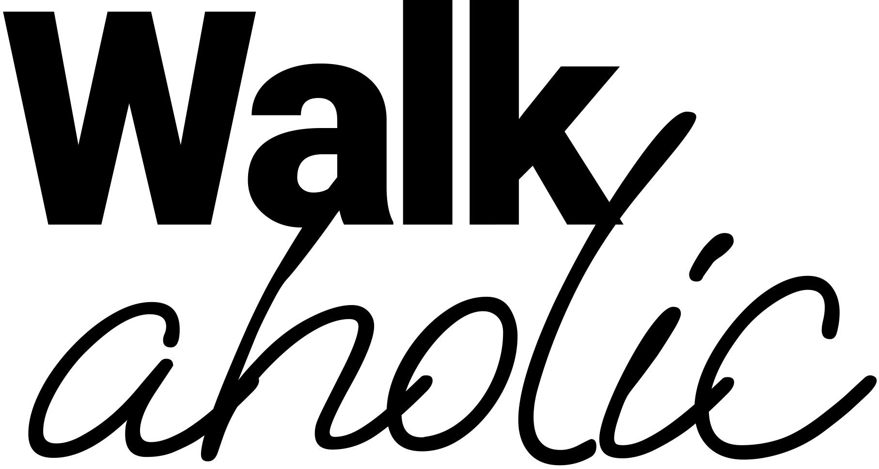 Walkaholic logo